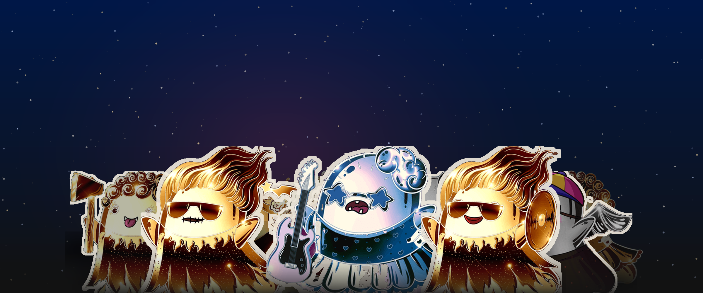 Robin Ghost collection cast artwork